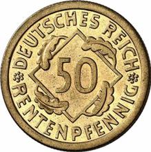 50 Rentenpfennig 1923 J  