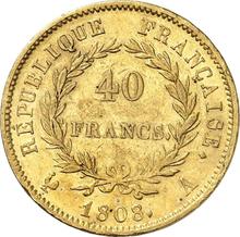 40 francos 1808 A  