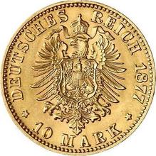 10 marcos 1877 C   "Prusia"