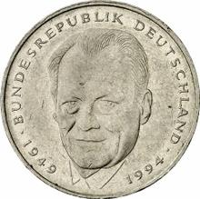 2 marcos 1994 F   "Willy Brandt"