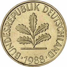 10 Pfennige 1988 D  