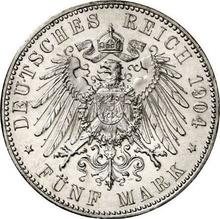 5 marcos 1904 A   "Schaumburg-Lippe"