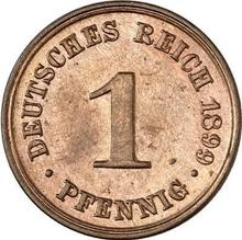 1 Pfennig 1899 D  
