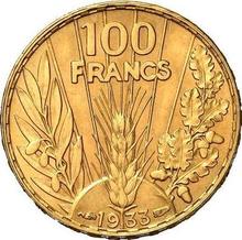 100 francos 1933   