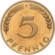 5 Pfennige 1950 F  