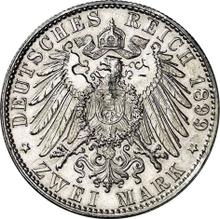 2 марки 1899 J   "Гамбург"