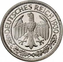 50 reichspfennig 1930 D  