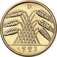 10 Rentenpfennigs 1923 D  