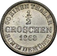 1/2 Groschen 1863  B 