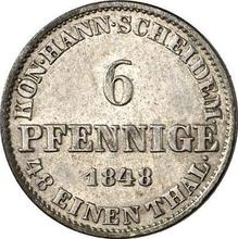 6 fenigów 1848  B 