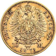 10 марок 1873 F   "Вюртемберг"