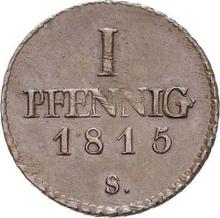 1 пфенниг 1815  S 