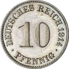10 Pfennig 1914 A  