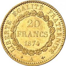 20 Francs 1874 A  
