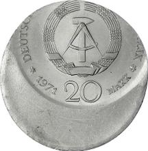 20 марок 1971 A   "Эрнст Тельман"