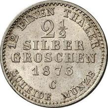 2-1/2 Silber Groschen 1873 C  