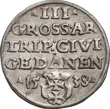 3 Groszy (Trojak) 1538    "Danzig"