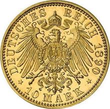 10 Mark 1890 A   "Preussen"