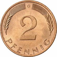 2 Pfennige 1976 G  
