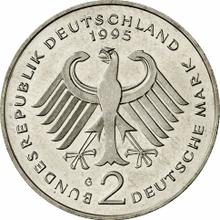 2 марки 1995 G   "Франц Йозеф Штраус"