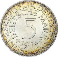 5 марок 1974 G  