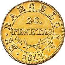 20 Pesetas 1813   