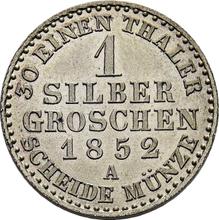 1 Silber Groschen 1852 A  