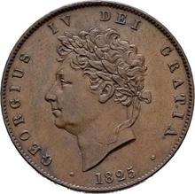 1/2 Penny 1825   