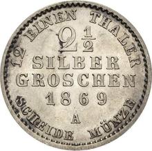 2-1/2 Silbergroschen 1869 A  