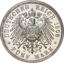 5 marcos 1906 A   "Prusia"