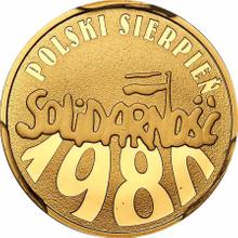 30 злотых 2010 MW   "Польский август 1980 - Солидарность"