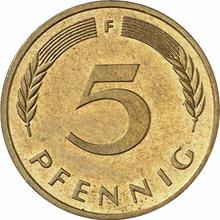 5 fenigów 1993 F  