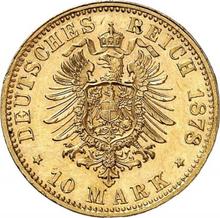 10 marcos 1878 D   "Bavaria"