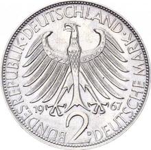 2 marki 1967 D   "Max Planck"