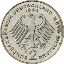 2 марки 1986 G   "Курт Шумахер"