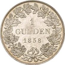 1 gulden 1858   