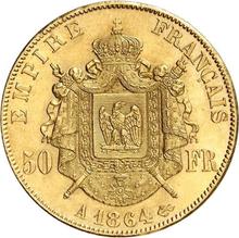 50 francos 1864 A  