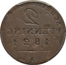 2 пфеннига 1821-1840 A  