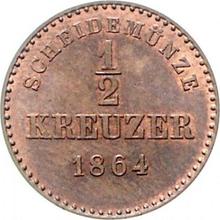 Medio kreuzer 1864   
