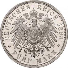 5 марок 1893 A   "Пруссия"
