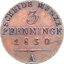 3 Pfennige 1830 A  