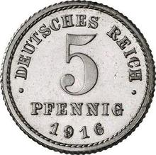 5 Pfennig 1916 F  