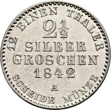 2-1/2 Silber Groschen 1842 A  