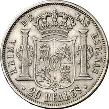20 réales 1850   
