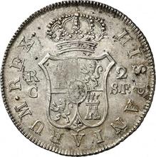 2 reales 1810 C SF 