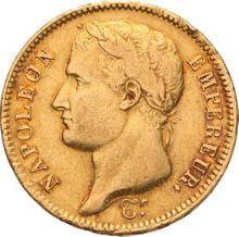 40 francos 1808 W  