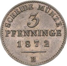 3 пфеннига 1872 B  