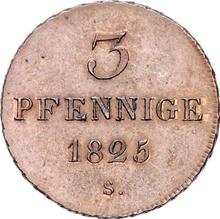 3 fenigi 1825  S 
