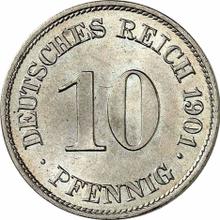10 Pfennig 1901 E  