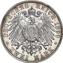 2 марки 1899 G   "Баден"